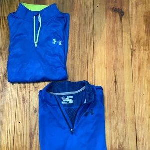 Kids Under Armour half zip up bundle